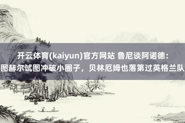 开云体育(kaiyun)官方网站 鲁尼谈阿诺德：图赫尔试图冲破小圈子，贝林厄姆也落第过英格兰队
